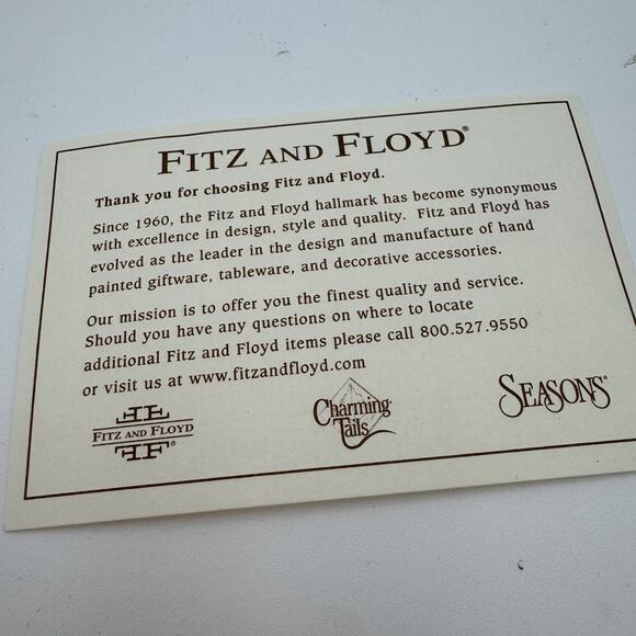 Fitz and Floyd Cookie Jar Snowman "Holiday Folk" NIB - Picture 7 of 8